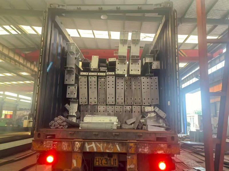 フォークランド諸島に出荷されたカスタマイズされた鋼構造亜鉛めっき植物