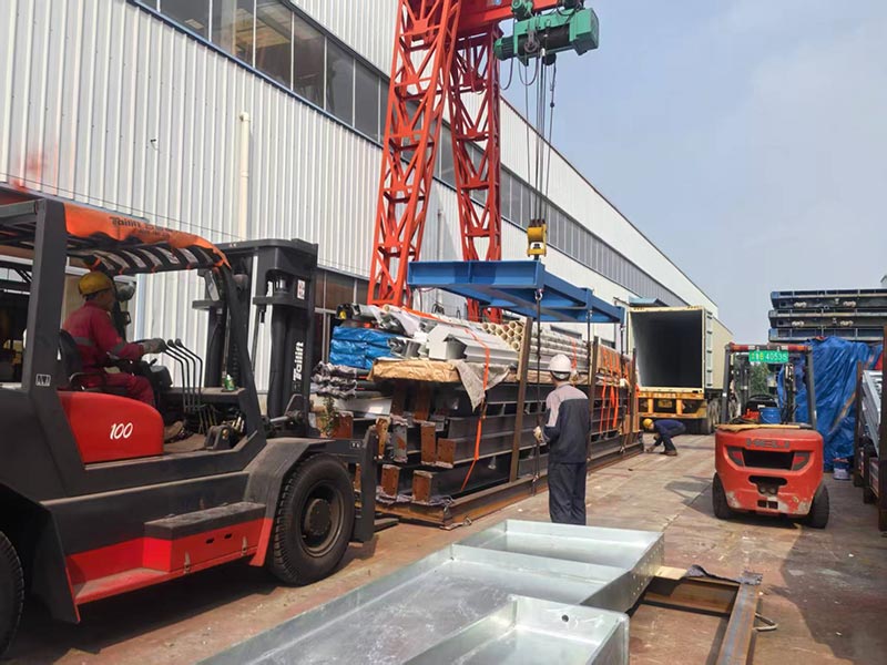 ガイアナの鉄骨構造物が無事出荷され、新たな海外建設の旅が促進